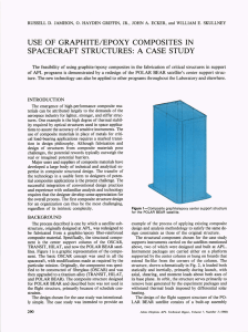 USE  OF  GRAPHITE/EPOXY  COMPOSITES  IN