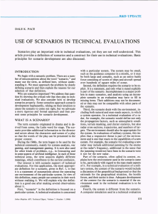 USE  OF  SCENARIOS  IN  TECHNICAL ... ________________________________________________________ R&amp;DUPDATE