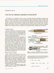 TACTICAL MISSILE DESIGN CONCEPTS _____________________________________________________ THEMEARTICLES