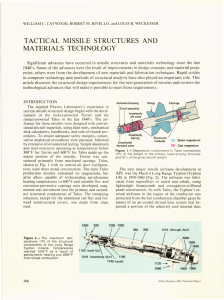 TACTICAL  MISSILE  STRUCTURES  AND MATERIALS TECHNOLOGY