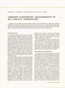 AIRBORNE  RADIOMETRIC  MEASUREMENTS  OF