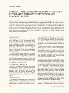 TERRIER/TARTAR: DEMONSTRATION OF AN/SYS-l INTEGRATED AUTOMATIC DETECTION AND TRACKING SYSTEM
