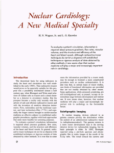 Nuclear  Cardiology,· A  New  Medical  Specialty