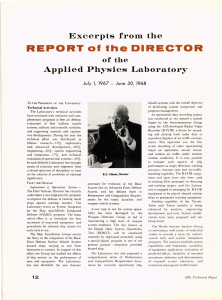 REPORT 01  the DIRECTOR Excerpts  froIll  the of the
