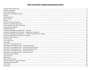 Mott Community College Organizational Charts