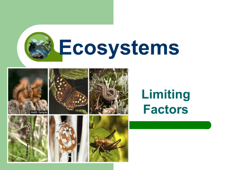 ecosyste-limiting-factors