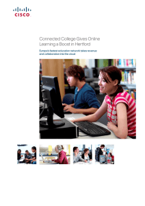 Connected College Gives Online Learning a Boost in Hertford