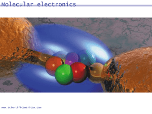 Molecular electronics www.scientificamerican.com