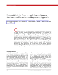 Design of Cathodic Protection of Rebars in Concrete