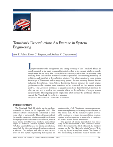 I Tomahawk Deconfliction: An Exercise in System Engineering