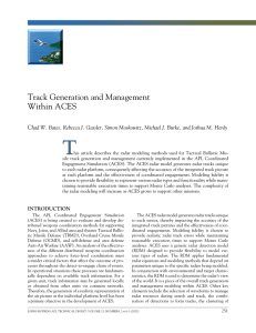 T Track Generation and Management Within ACES C