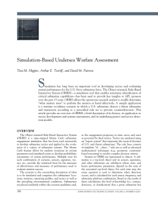 S Simulation-Based Undersea Warfare Assessment