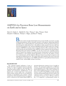 AMPDXA for Precision Bone Loss Measurements on Earth and in Space