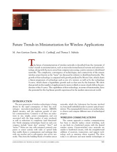 T Future Trends in Miniaturization for Wireless Applications