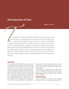 T The Exploration of Titan
