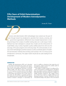 P Fifty Years of Orbit Determination: Development of Modern Astrodynamics Methods
