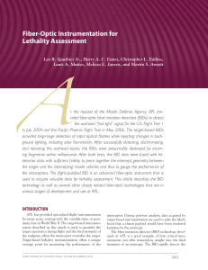 Fiber-Optic Instrumentation for Lethality Assessment