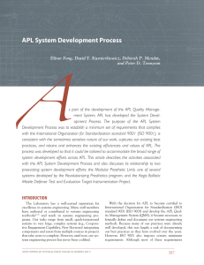 APL System Development Process