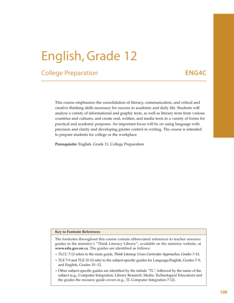 essay english grade 12