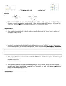 7 Grade Science         ...  bulb