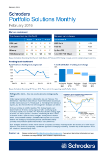 Portfolio Solutions Monthly Schroders February 2016