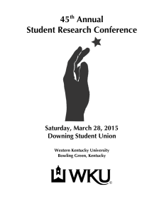 45 Annual Student Research Conference