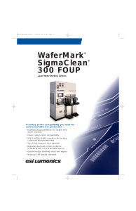 WaferMark SigmaClean 300 FOUP ®