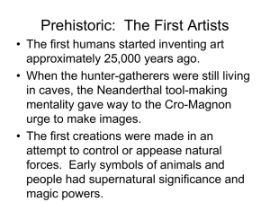 Prehistoric:  The First Artists