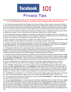 101 Privacy Tips