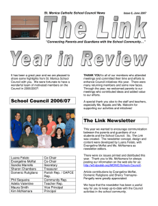 St. Monica Catholic School Council News