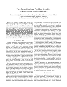 Place Recognition-based Fixed-Lag Smoothing for Environments with Unreliable GPS