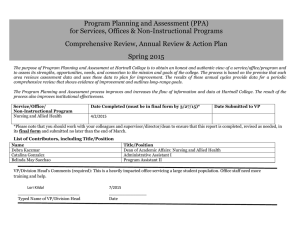 Program Planning and Assessment (PPA) for Services, Offices &amp; Non-Instructional Programs