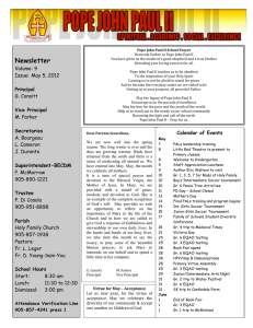 Newsletter Volume: 9 Issue:  May 5, 2012