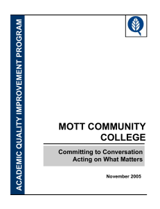 MOTT COMMUNITY COLLEGE GRAM