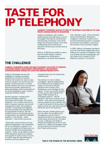 TASTE FOR IP TELEPHONY