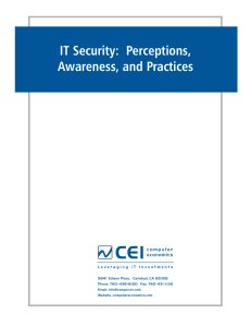 IT Security:  Perceptions, Awareness, and Practices