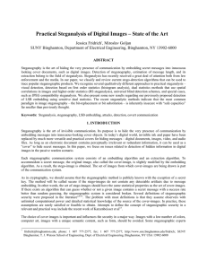 Practical Steganalysis of Digital Images – State of the Art