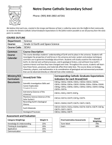 Notre Dame Catholic Secondary School  Phone: (905) 840-2802 x67261