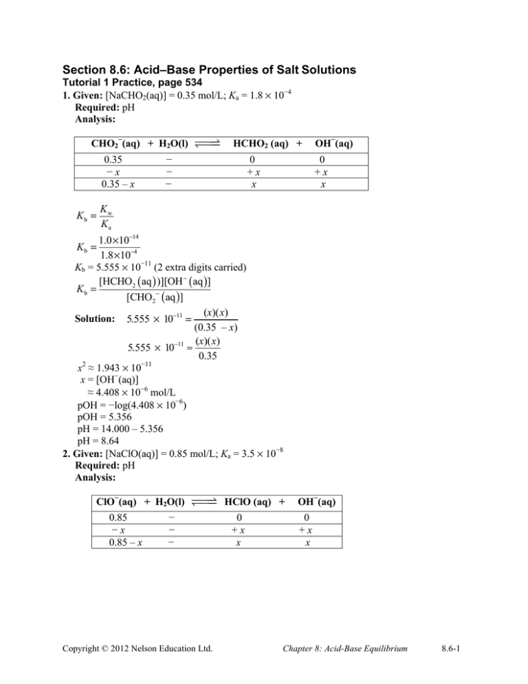 ph-of-salt-solutions-worksheet-answers