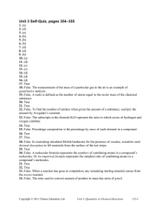 Unit 3 Self-Quiz, pages 354–355