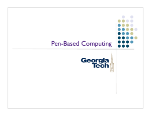Pen-Based Computing