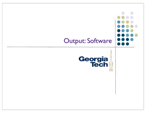 Output: Software