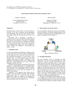 Proceedings of the 1999 Winter Simulation Conference