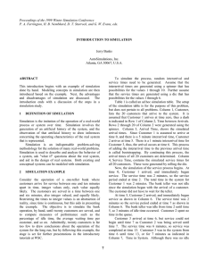 Proceedings of the 1999 Winter Simulation Conference