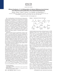 Efficient Synthesis of 1,2,4-Dithiazolidine-3,5-diones [Dithiasuccinoyl-Amines] from Bis(chlorocarbonyl)disulfane Plus Bis(trimethylsilyl)amines