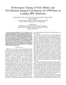 Performance Tuning of Fock Matrix and Leading HPC Platforms