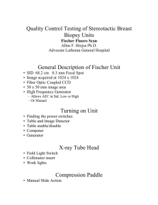Quality Control Testing of Stereotactic Breast Biopsy Units