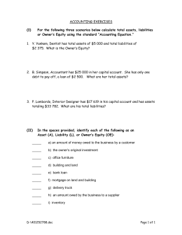 Identifying Accounting Practices Study Guide