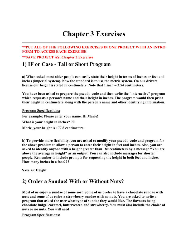 Chapter 23 Exercises