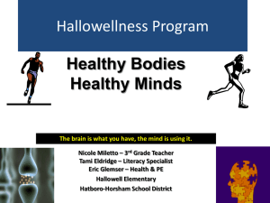 Hallowellness Program Healthy Bodies Healthy Minds